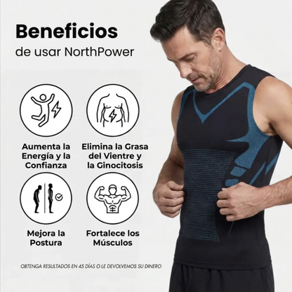 Camiseta de compresión - Siente el poder de la seguridad. Marca tu figura. Toma el control